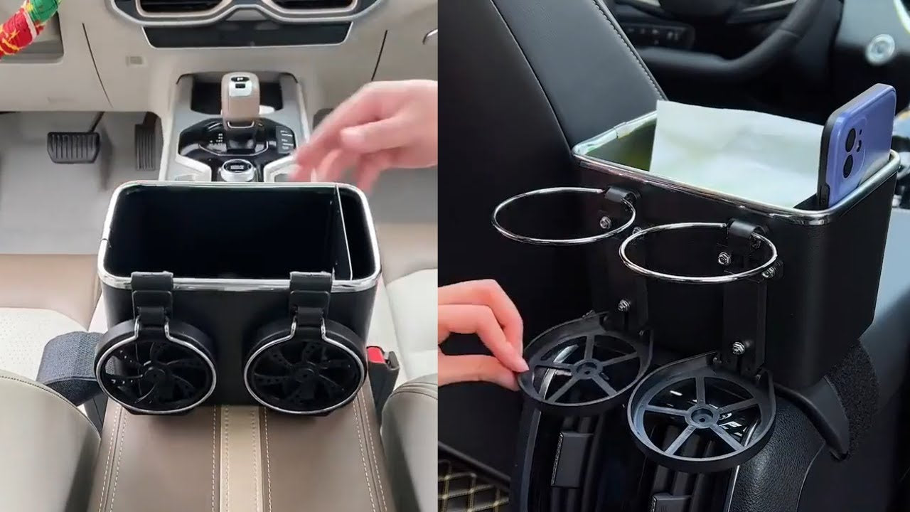 Cup holder for car shop console